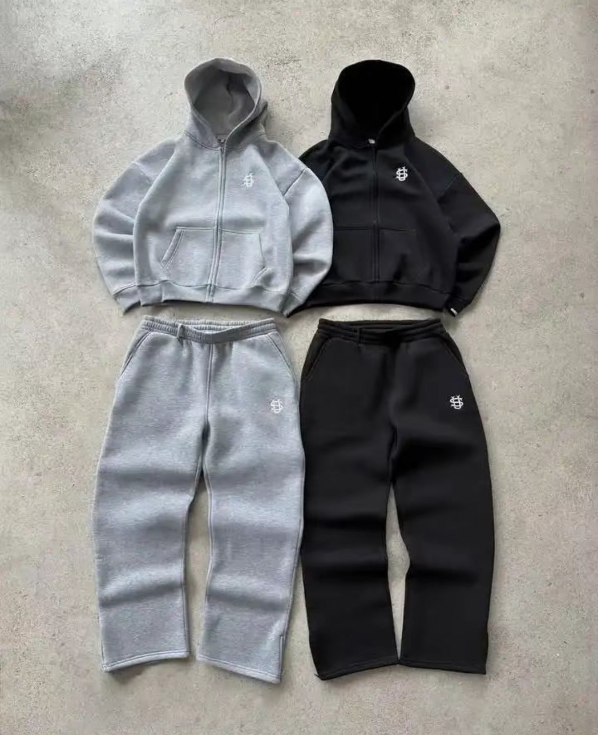 Y2k - Set Abbigliamento uomo, Streetwear, Retrò, Gotico, Harajuku, Trend, Hip Hop, Personalità, Modello, Ricamo, Tuta Oversize
